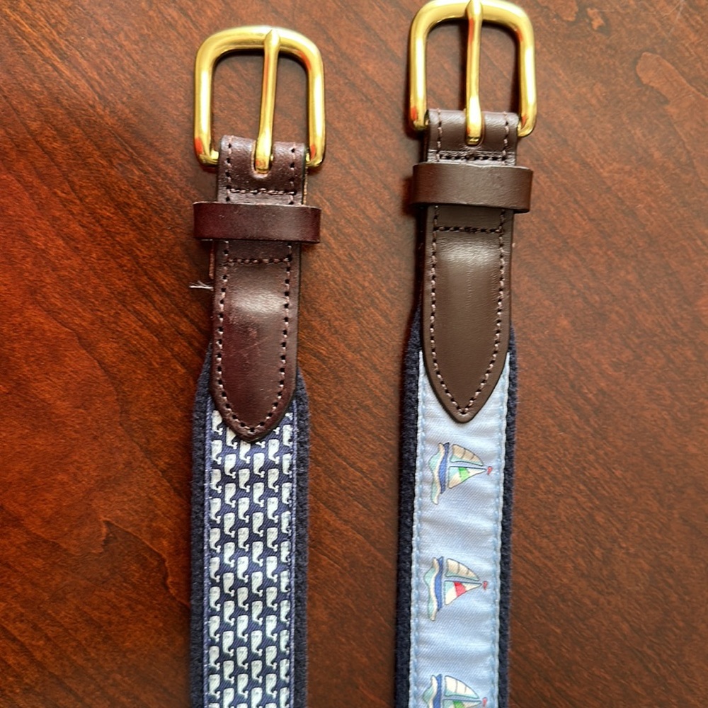 2 Vineyard Vines Boys Belts Size 26 and 28 - Picture 5 of 7
